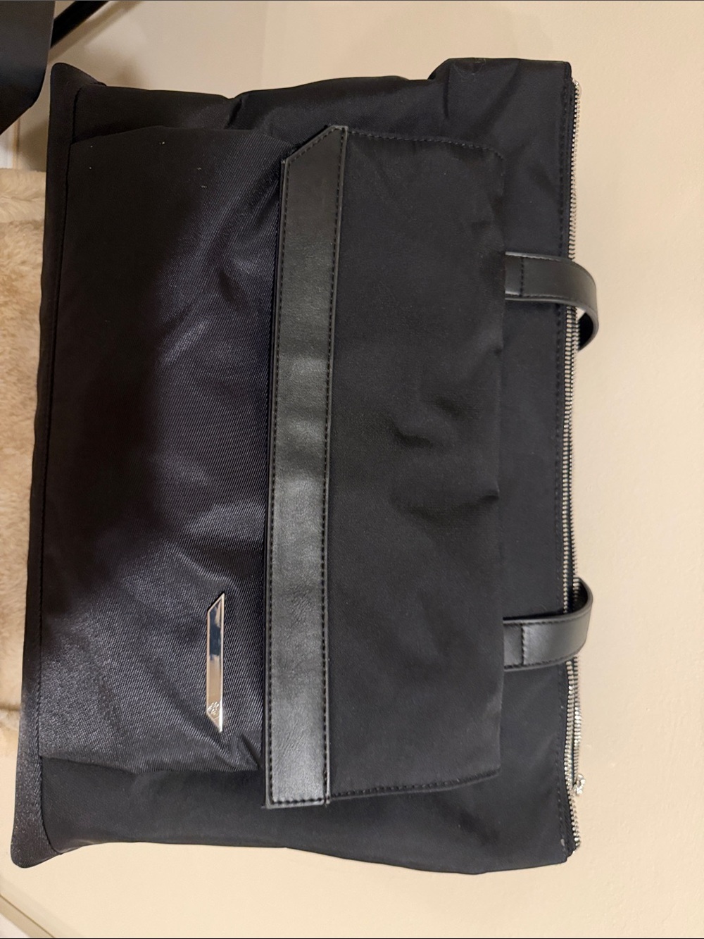 Samsonite Black Laptop Tote with Front Flap